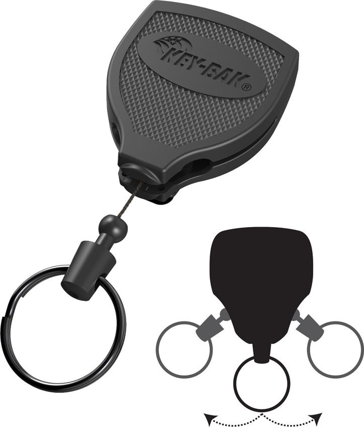 Outdoor Survival Gear - KEY-BAK Black Black - KEY-BAK