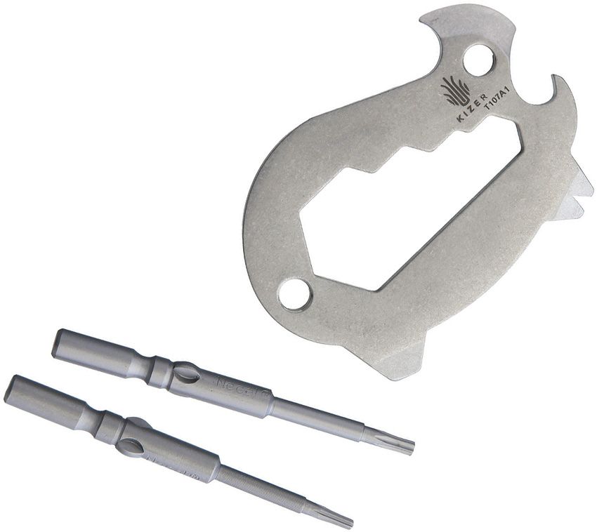 Multi-Function Outdoor Tool - Kizer Cutlery Stonewash - Kizer Cutlery