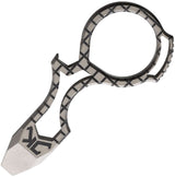 Multi-Function Outdoor Tool - Kizer Cutlery Striped titanium - Kizer Cutlery