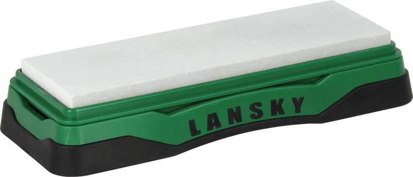 Arkansas Whetstone Knife Sharpener - Lansky Forest Green, Black Forest Green, Black - Lansky