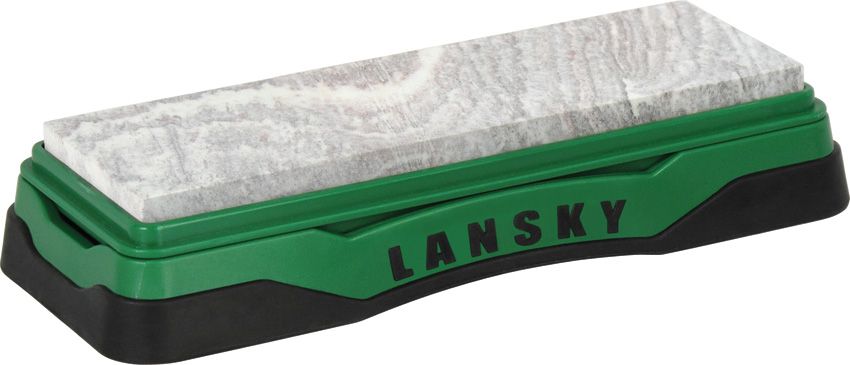 Arkansas Whetstone Knife Sharpener - Lansky Forest green and black Forest green and black - Lansky