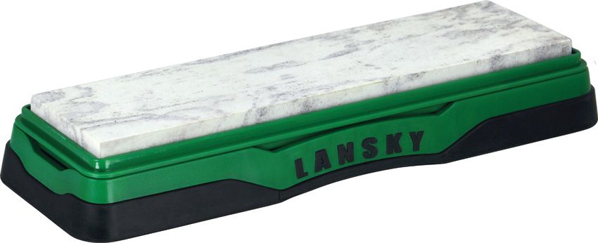 Arkansas Whetstone Knife Sharpener - Lansky Forest green and black Forest green and black - Lansky
