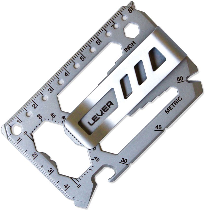 Multi-Function Outdoor Tool - Lever Gear Stainless/Satin - Lever Gear