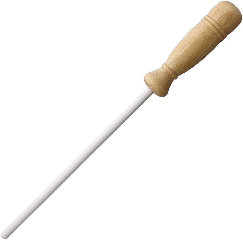 Knife Sharpener Outdoor - Lansky White rod, Wood handle White rod, Wood handle - Lansky