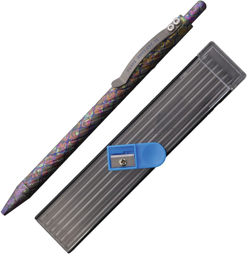 Maratac Titanium EDC Pen Titanium Chaotic Aurora - Maratac (image 2)
