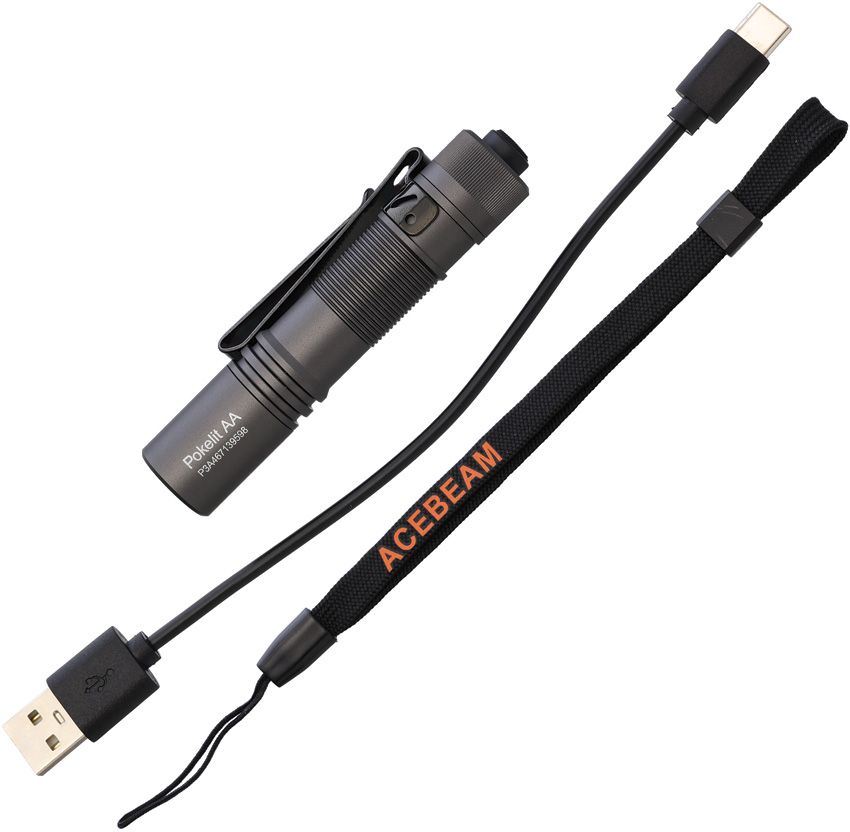 Maratac Rechargeable LED Torch 1000 Lumens Gray - Maratac (image 2)