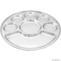 7 Compartment round thali37cm Vinod