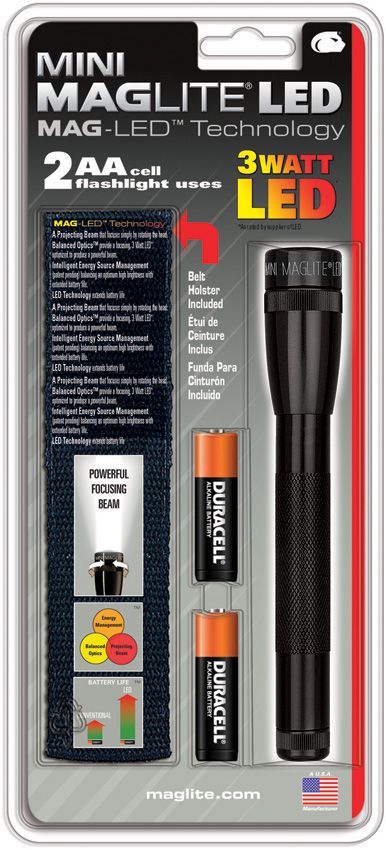 LED Torch - Mag-Lite Black Black - Mag-Lite