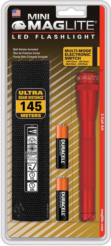 LED Torch - Mag-Lite Red Red - Mag-Lite