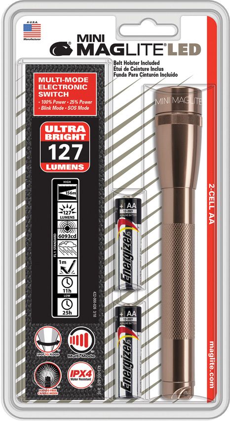 LED Torch 127 Lumens - Mag-Lite Bronze Bronze - Mag-Lite