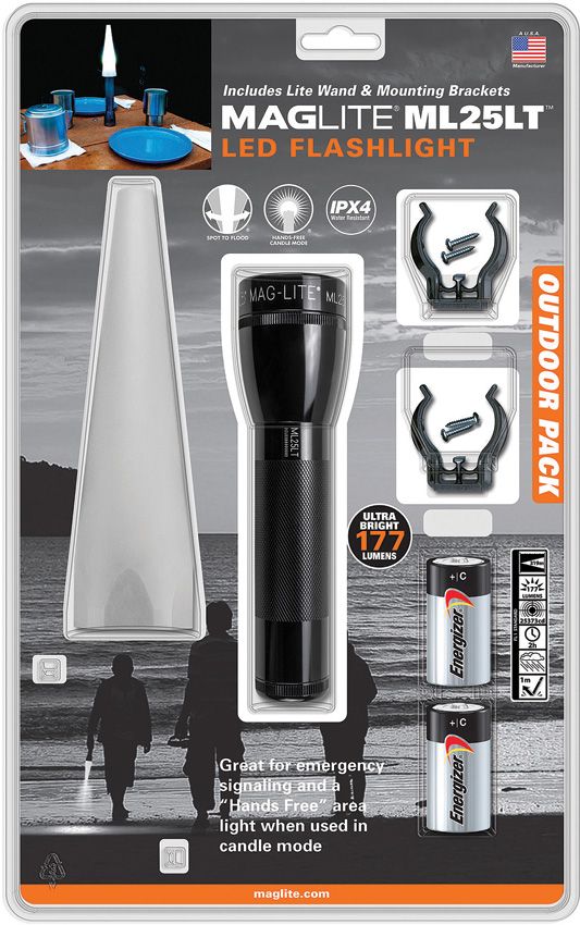 LED Torch 177 Lumens - Mag-Lite Black Black - Mag-Lite