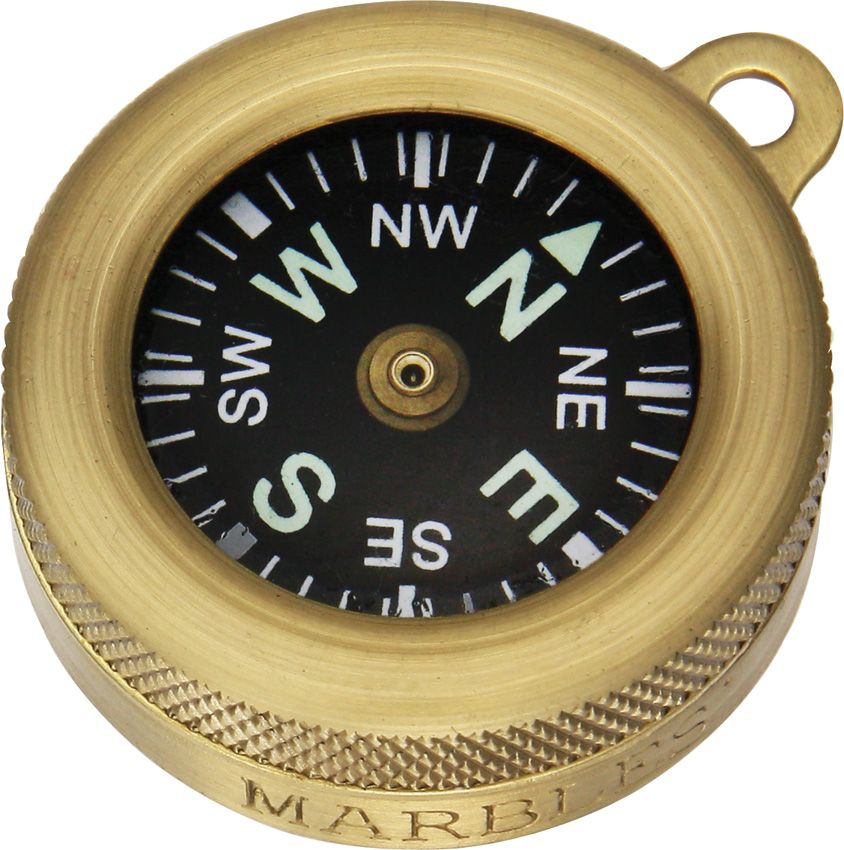 Marbles Pocket Compass Brass - Marbles (image 2)