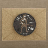 Maxpedition Tactical Morale Patch Velcro Black, White, and Tan - Maxpedition (image 2)