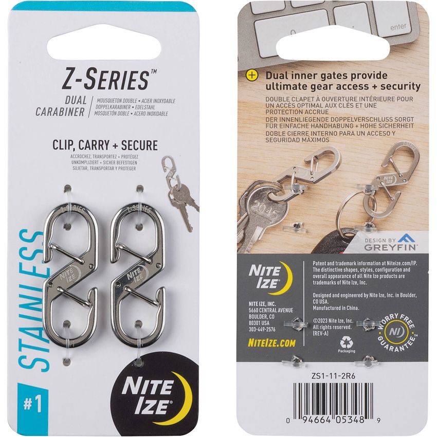 Nite Ize Dual Carabiner Stainless - Nite Ize (image 4)