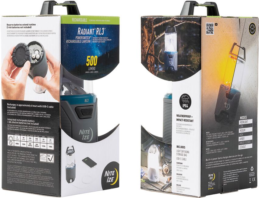 Nite Ize Rechargeable Hanging Lantern 500 Lumens - Nite Ize (image 2)