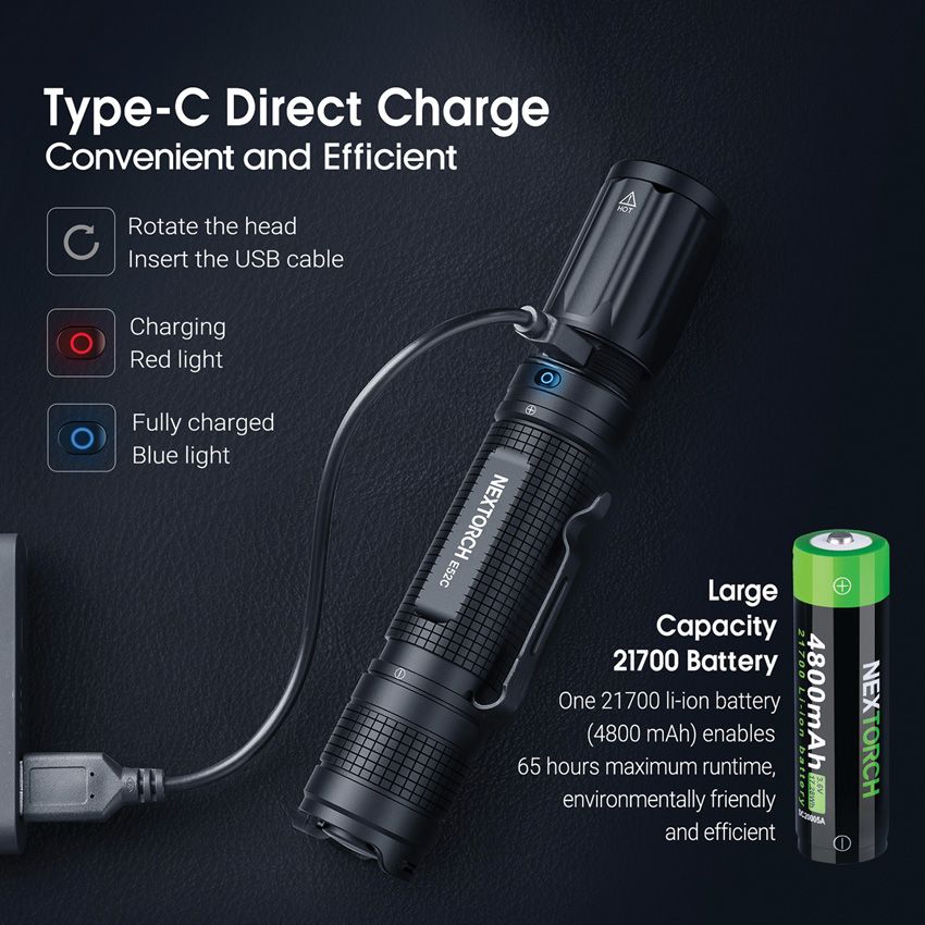 Nextorch EDC Flashlight Black (2) - Nextorch (image 5)