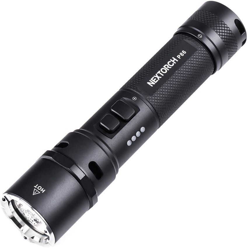 Rechargeable LED Torch 1600 Lumens - Nextorch Black Black - Nextorch