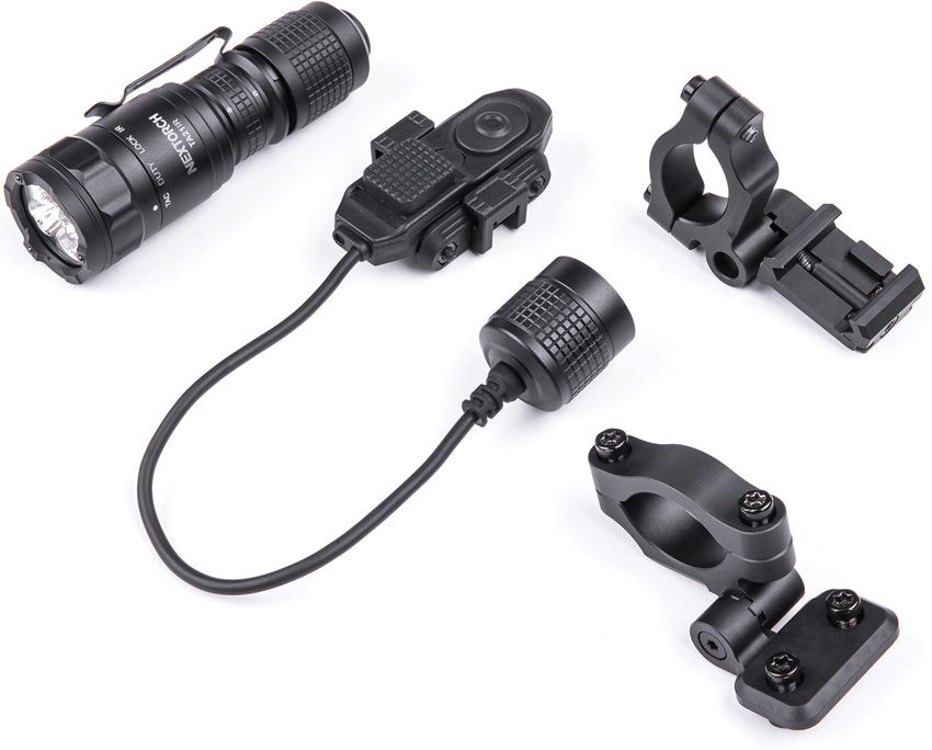 Nextorch Rechargeable LED Torch 1300 Lumens Black (Tactical Flashli - Nextorch (image 4)
