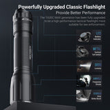 Nextorch Rechargeable LED Torch 3000 Lumens Black (Tactical Flashli (2 - Nextorch (image 4)
