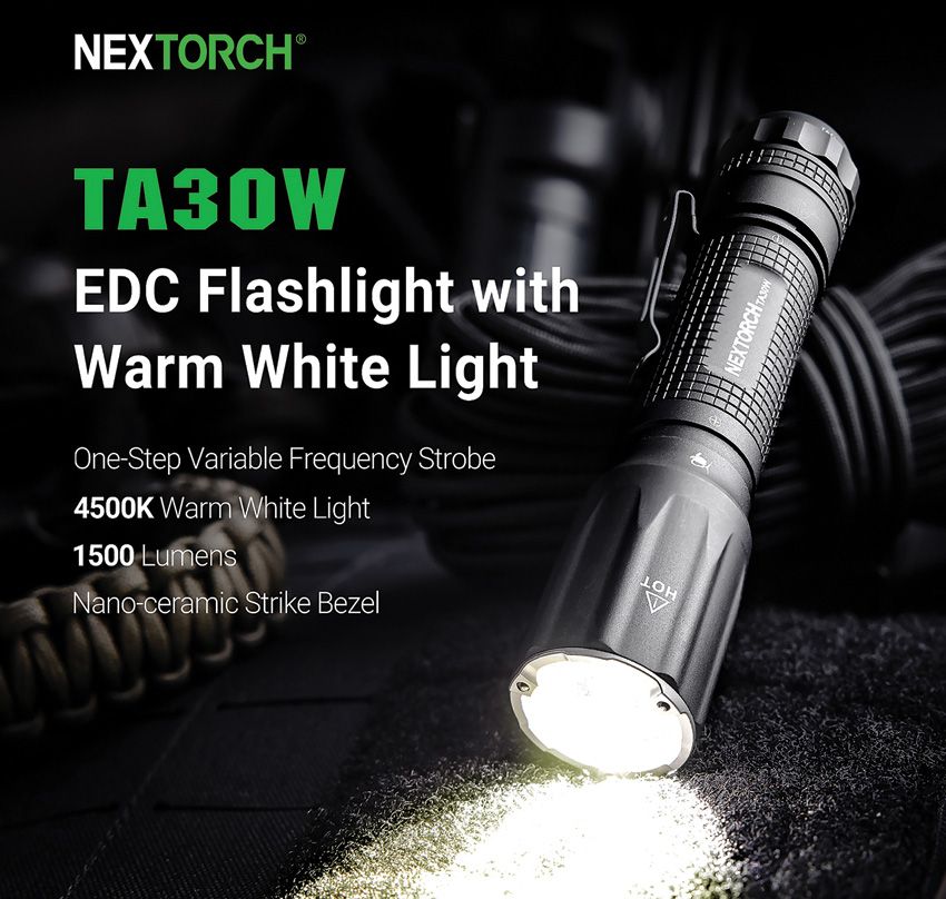Nextorch Rechargeable LED Torch 1500 Lumens Black - Nextorch (image 5)
