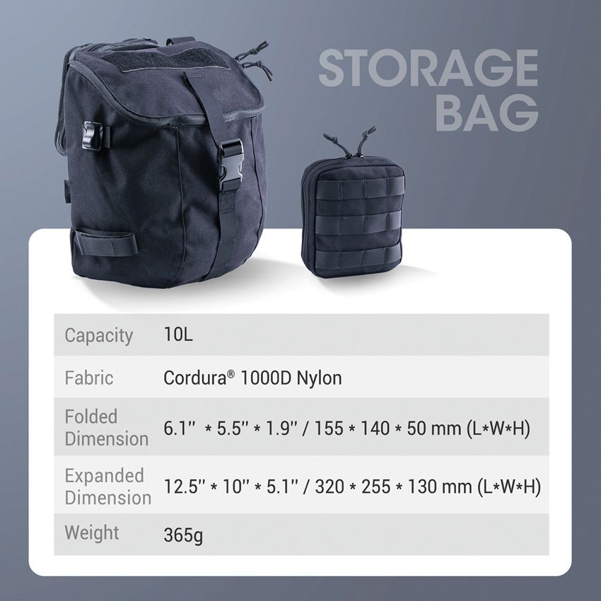 Nextorch Helmet Bag Black - Nextorch (image 5)