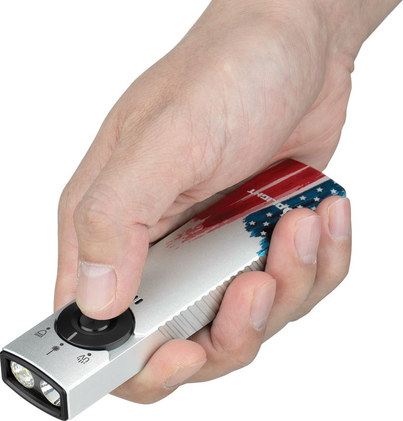 Olight Rechargeable LED Torch 420 Lumens Stars and Stripes - Olight (image 5)