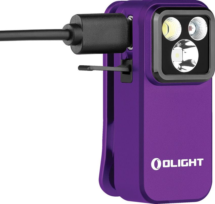 Olight Rechargeable LED Torch 100 Lumens Purple - Olight (image 4)