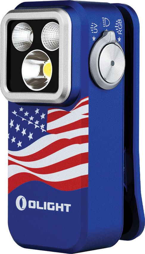 Rechargeable LED Torch 100 Lumens - Olight Blue Stars and Stripes Blue Stars and Stripes - Olight