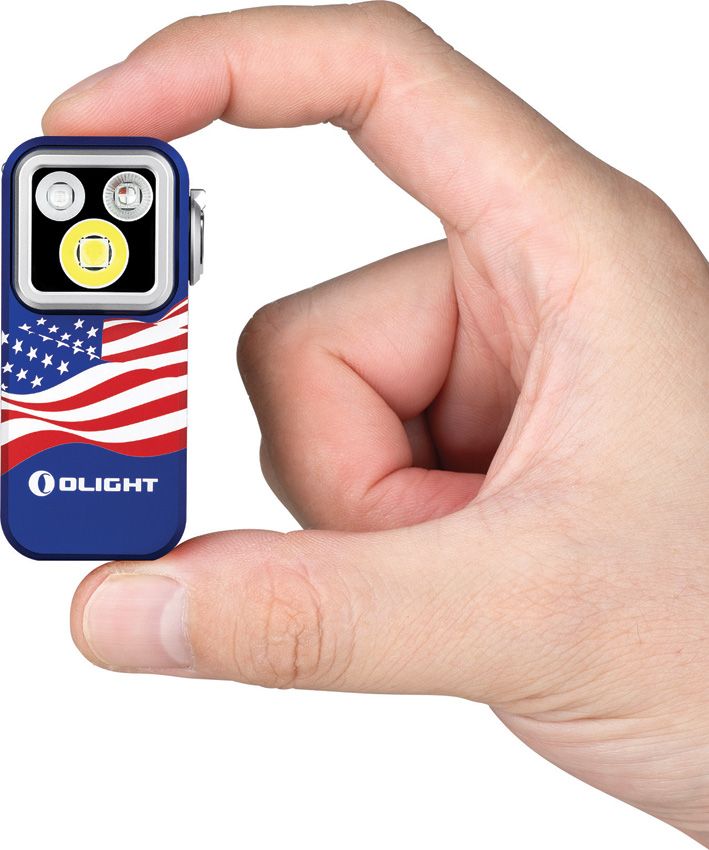 Olight Rechargeable LED Torch 100 Lumens Blue Stars and Stripes - Olight (image 5)