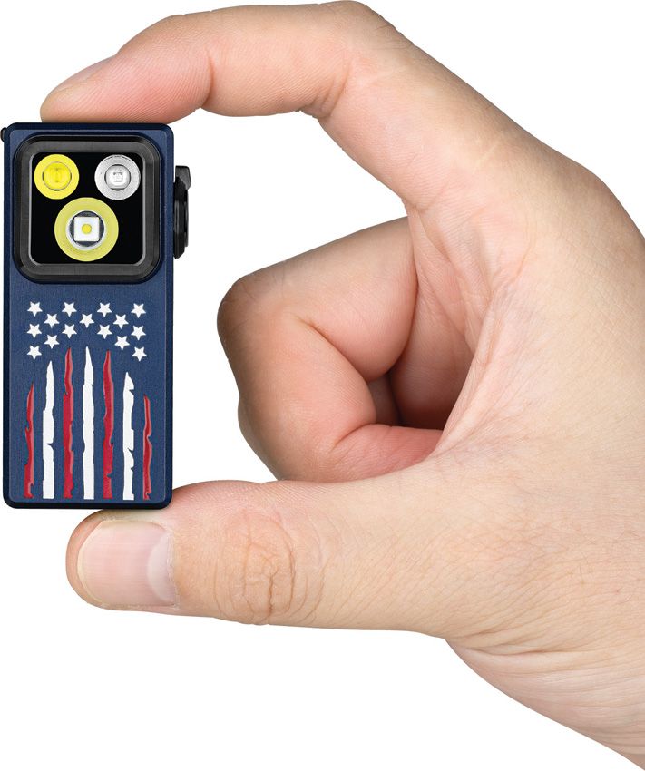 Olight Rechargeable LED Torch 100 Lumens Stars and stripes (Ultra S - Olight (image 5)