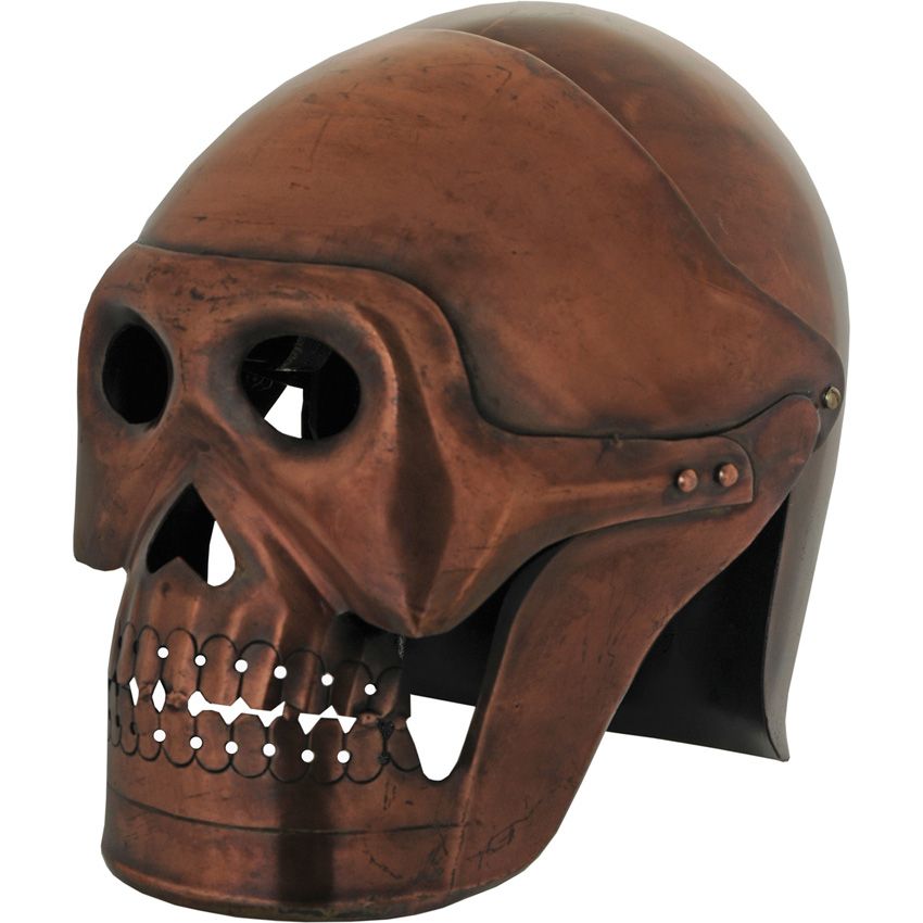 India Made Skull Helmet Copper - India Made (image 2)