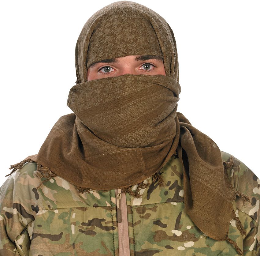 Tactical Shemagh Desert Scarf - Camcon Coyote Tan Coyote Tan - Camcon