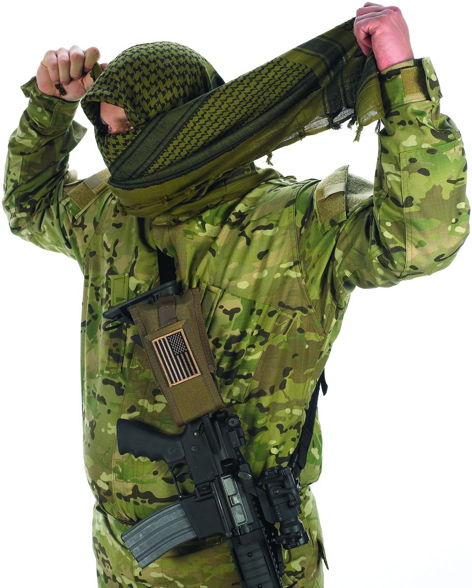 Camcon Tactical Shemagh Desert Scarf Black - Camcon (image 4)
