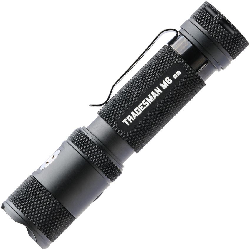 Rechargeable LED Torch 850 Lumens - Powertac Black Black - Powertac