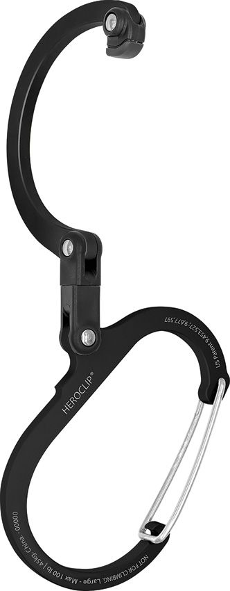 Outdoor Survival Gear - Heroclip Black Black - Heroclip