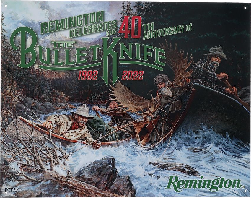 Nostalgic Embossed Tin Wall Sign - Remington - Remington