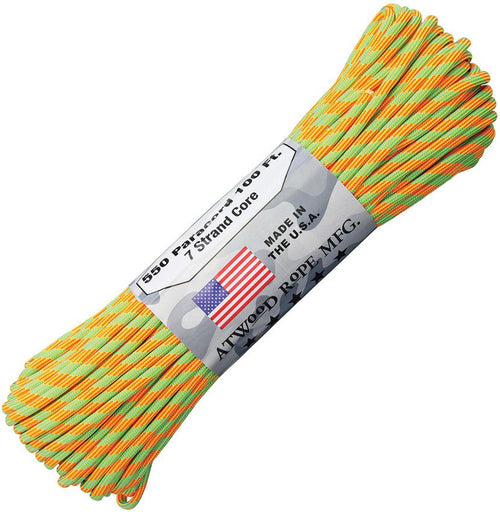 Outdoor Survival Gear - Atwood Rope MFG Crush (Neon Orange and Green) Crush (Neon Orange and Green) - Atwood Rope MFG