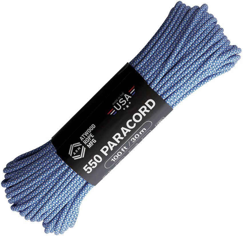 Outdoor Survival Gear - Atwood Rope MFG Blue and White Diamond Blue and White Diamond - Atwood Rope MFG