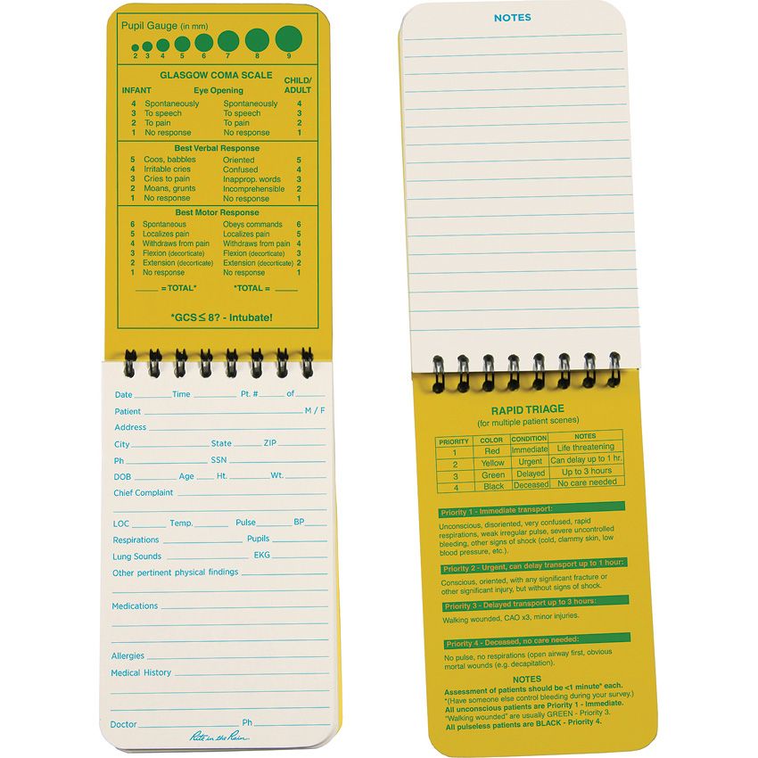 Rite in the Rain Stats 3x5 Yellow - Rite in the Rain (image 3)