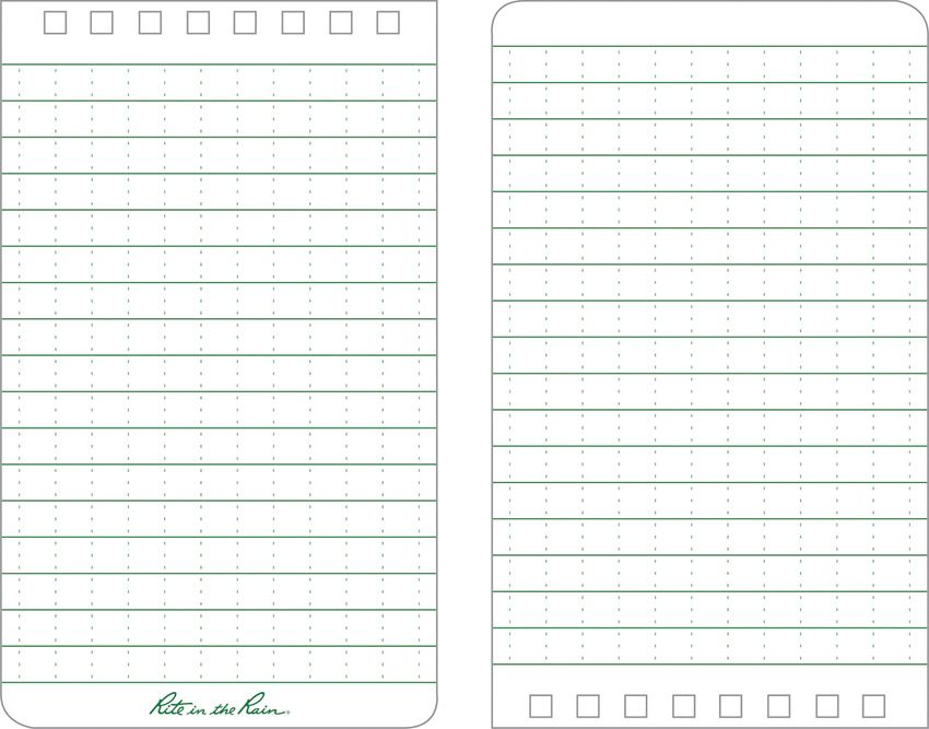 Rite in the Rain Notebook 3x5 Yellow (2) - Rite in the Rain (image 3)