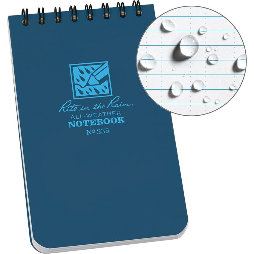 Rite in the Rain Portable Retractable Fish Ruler Blue - Rite in the Rain (image 4)