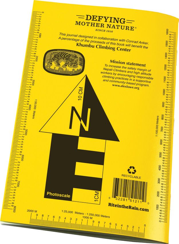 Rite in the Rain Portable Retractable Fish Ruler Yellow (Expedition - Rite in the Rain (image 3)
