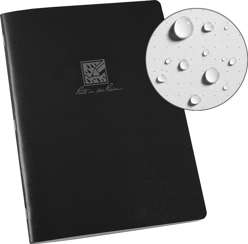 Portable Retractable Fish Ruler - Rite in the Rain Black Black - Rite in the Rain