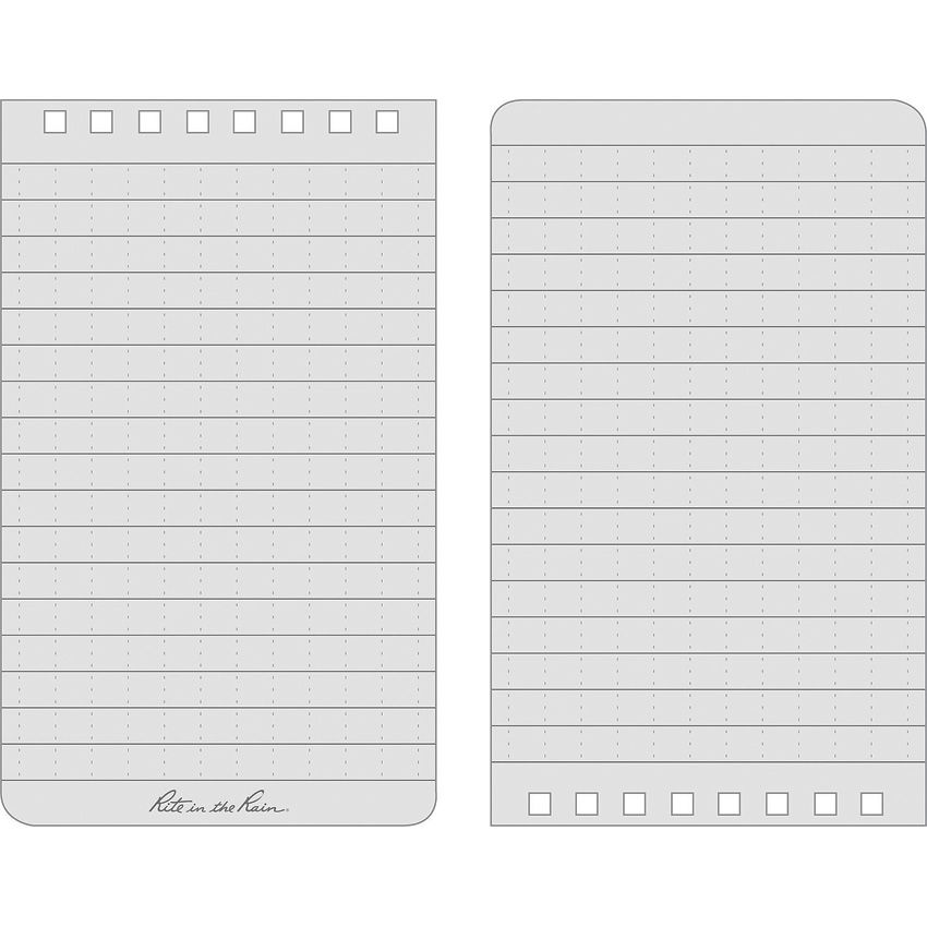 Rite in the Rain Portable Retractable Fish Ruler Gray - Rite in the Rain (image 3)