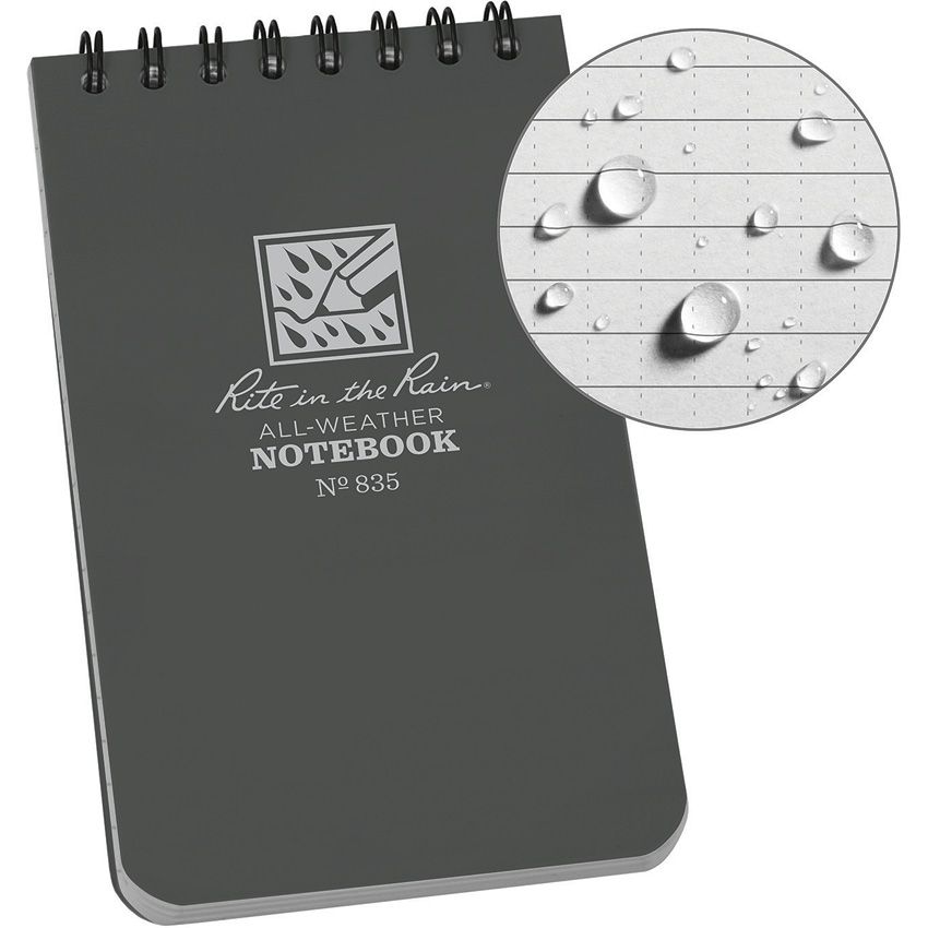 Rite in the Rain Portable Retractable Fish Ruler Gray - Rite in the Rain (image 4)