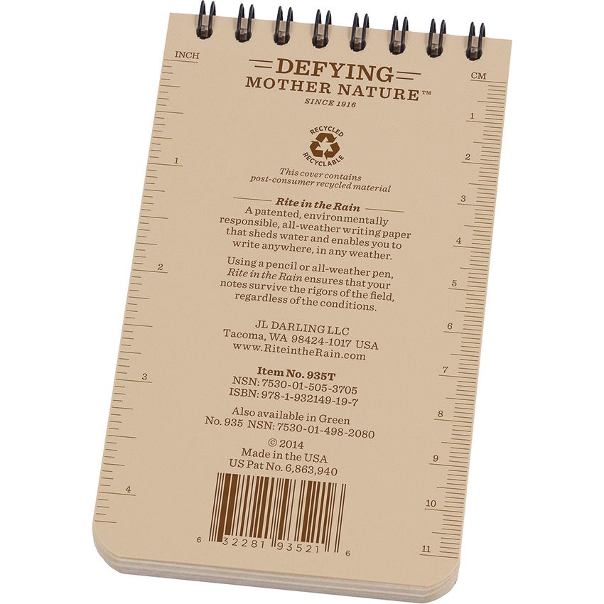 Rite in the Rain Notebook Tan - Rite in the Rain (image 3)