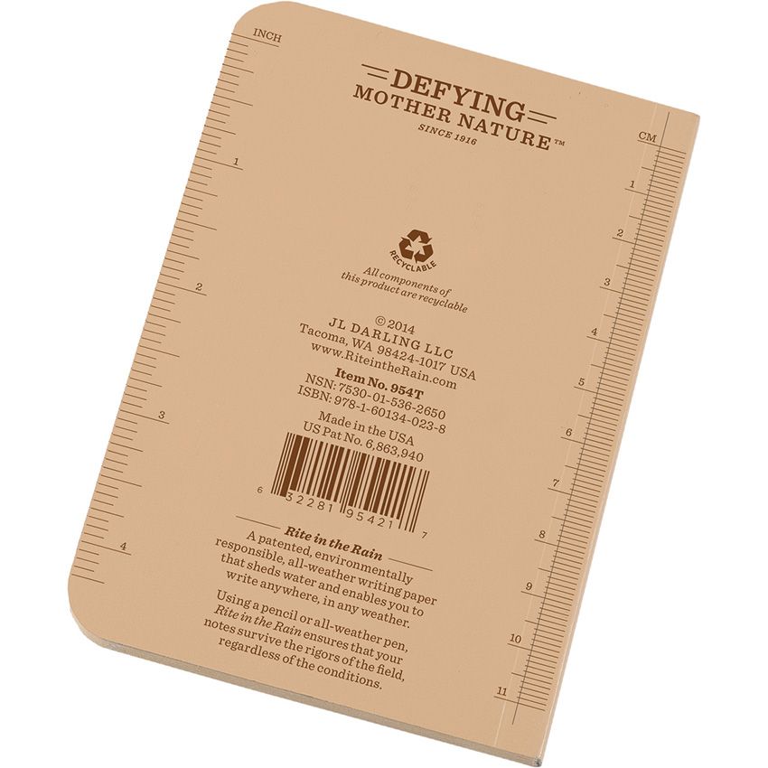 Rite in the Rain Pocket Memo Tan - Rite in the Rain (image 2)