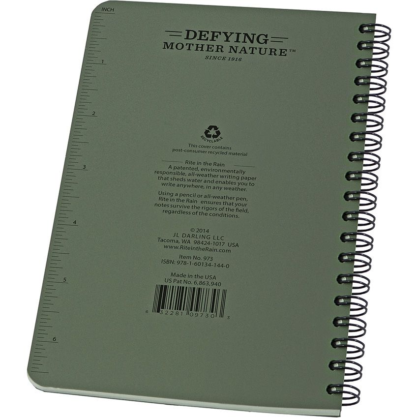 Rite in the Rain Notebook Green - Rite in the Rain (image 3)