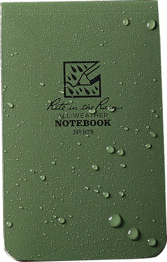 Outdoor Survival Gear - Rite in the Rain Green Green - Rite in the Rain