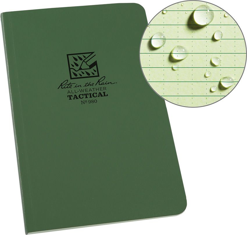 Portable Retractable Fish Ruler - Rite in the Rain Green Green - Rite in the Rain